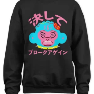 Anime Monkey Head Sweatshirt