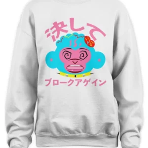 Anime Monkey Head Sweatshirt