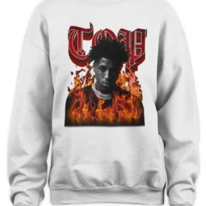 Top In Flames Sweatshirt