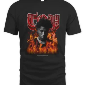 Top In Flames T shirt